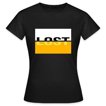 lost kein plan digga verpeilt und jung - Frauen T-Shirt - Schwarz - Vorne - AI Model Female 172 dark (172cm)