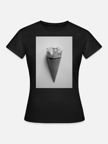 Waffeleis - Frauen T-Shirt - Schwarz