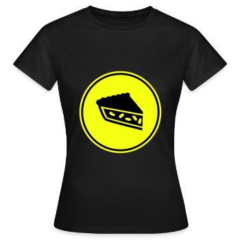 Apple pie - Women's T-Shirt - black - Front - AI Model Female 172 dark (172cm)