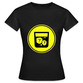 Whisky Icon - Frauen T-Shirt - Schwarz - Vorne - AI Model Female 172 dark (172cm)