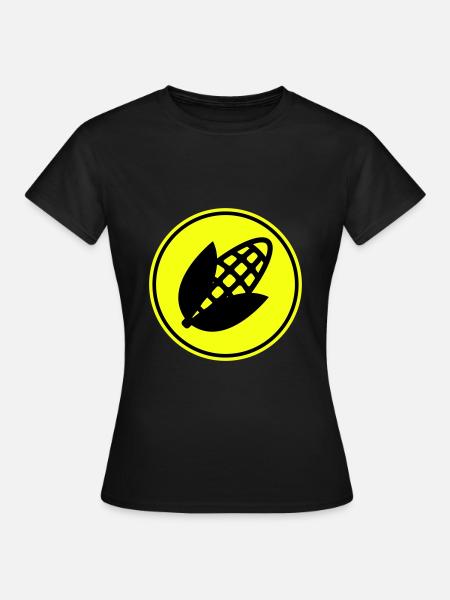 Mais symbol - Frauen T-Shirt - Schwarz