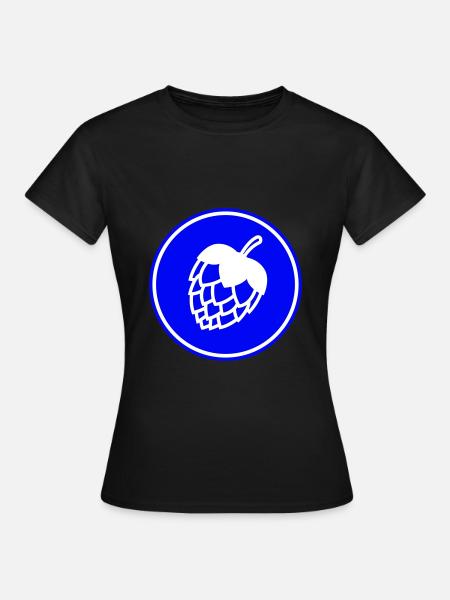 Bier zapfen icon - Frauen T-Shirt - Schwarz