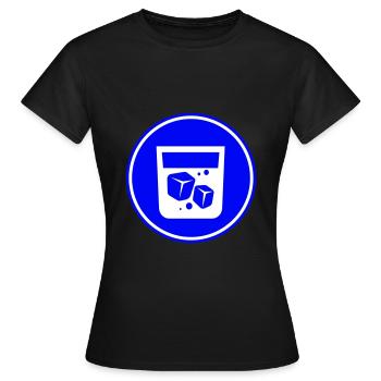 Whisky Icon - Frauen T-Shirt - Schwarz - Vorne - AI Model Female 172 dark (172cm)