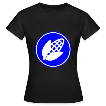 Symbole du maïs - T-shirt Femme - noir - Devant - AI Model Female 172 dark (172cm)