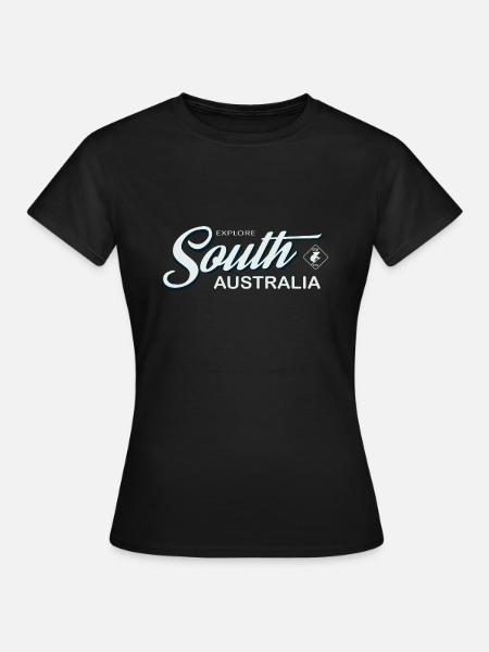 UDFORSK SOUTH AUSTRALIA - Dame-T-shirt - sort