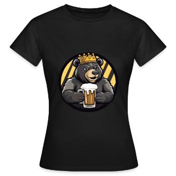 Bière Bär - T-shirt Femme - noir - Devant - AI Model Female 172 dark (172cm)