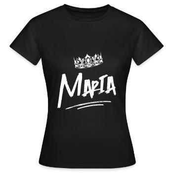 Maria - T-shirt Femme - noir - Devant - AI Model Female 172 dark (172cm)