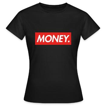 MONEY - Women's T-Shirt - black - Front - AI Model Female 172 dark (172cm)