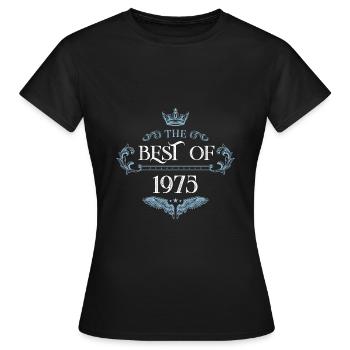 1975 best of - T-shirt Femme - noir - Devant - AI Model Female 172 dark (172cm)