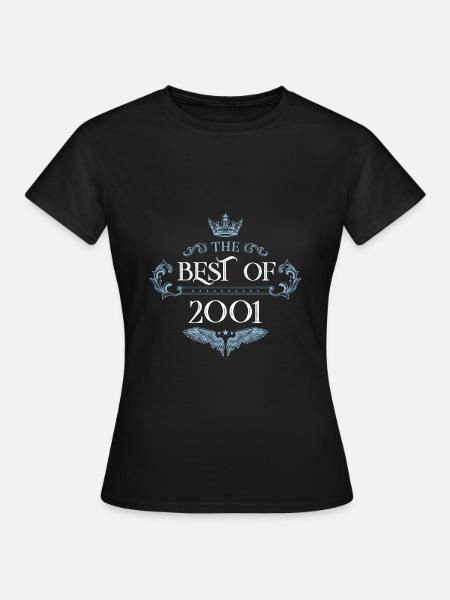 2001 best of - Frauen T-Shirt - Schwarz
