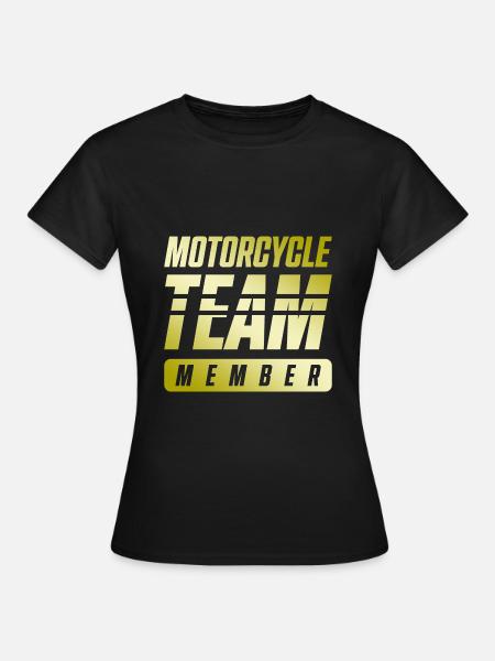 Motorcycle Team - Frauen T-Shirt - Schwarz