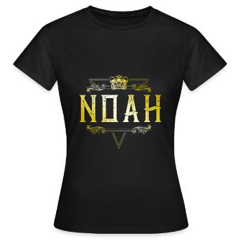 Noah - Frauen T-Shirt - Schwarz - Vorne - AI Model Female 172 dark (172cm)