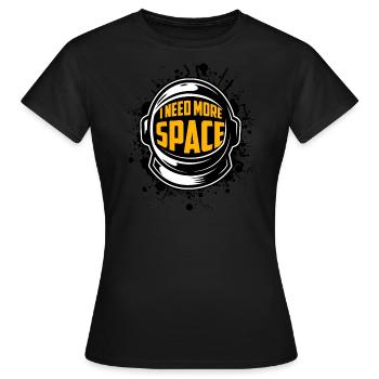 Space - Women's T-Shirt - black - Front - AI Model Female 172 dark (172cm)
