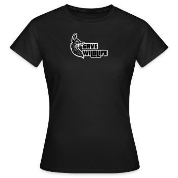 Sauver la faune - T-shirt Femme - noir - Devant - AI Model Female 172 dark (172cm)
