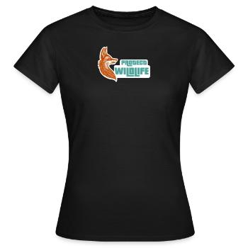 Protéger la faune - T-shirt Femme - noir - Devant - AI Model Female 172 dark (172cm)