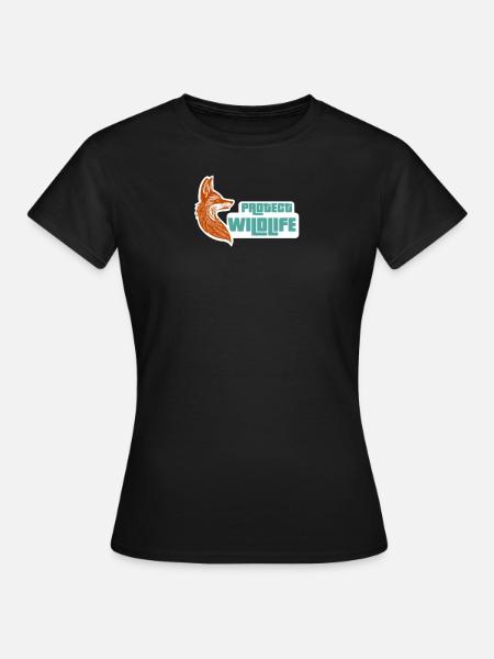 Protect wildlife - Frauen T-Shirt - Schwarz