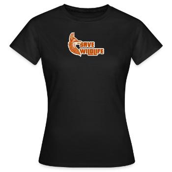 Sauver la faune - T-shirt Femme - noir - Devant - AI Model Female 172 dark (172cm)