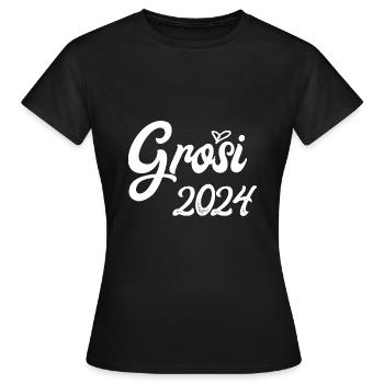 Grosi 2024 Hallo Oma Schweiz Schweizer Oma - Frauen T-Shirt - Schwarz - Vorne - AI Model Female 172 dark (172cm)