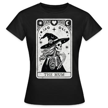 Tarot Mum - Women's T-Shirt - black - Front - AI Model Female 172 dark (172cm)