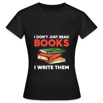 Autor - Frauen T-Shirt - Schwarz - Vorne - AI Model Female 172 dark (172cm)