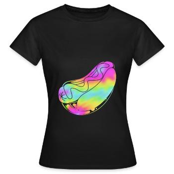 Hot Dog Snack - Women's T-Shirt - black - Front - AI Model Female 172 dark (172cm)