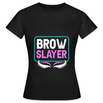 Kosmetikerin - Frauen T-Shirt - Schwarz - Vorne - AI Model Female 172 dark (172cm)