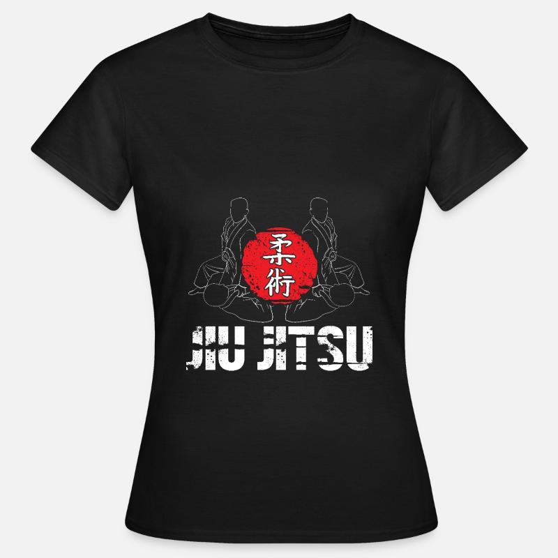 Jiu Jitsu Selbstverteidigung - T-shirt dam - svart