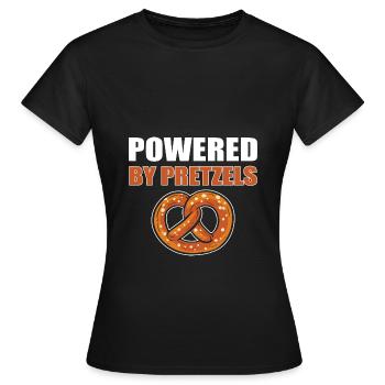 bretzel - T-shirt Femme - noir - Devant - AI Model Female 172 dark (172cm)