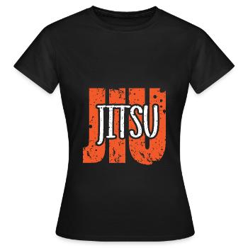 Jiu Jitsu Selbstverteidigung - Frauen T-Shirt - Schwarz - Vorne - AI Model Female 172 dark (172cm)