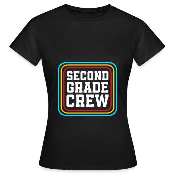 2e année - T-shirt Femme - noir - Devant - AI Model Female 172 dark (172cm)