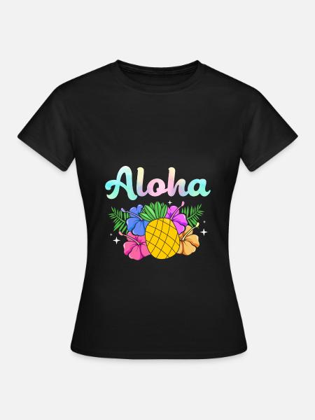 Maui Hawaii Hawaiian - Frauen T-Shirt - Schwarz