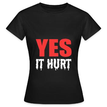 Gebrochenes Bein - Frauen T-Shirt - Schwarz - Vorne - AI Model Female 172 dark (172cm)
