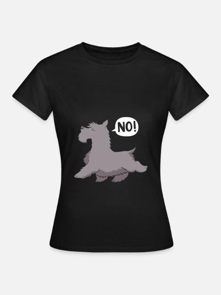 Scottish Terrier - Frauen T-Shirt - Schwarz