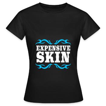 Tattoo Artist Tattoo Artist Tattooed Tattoo - Women's T-Shirt - black - Front - AI Model Female 172 dark (172cm)
