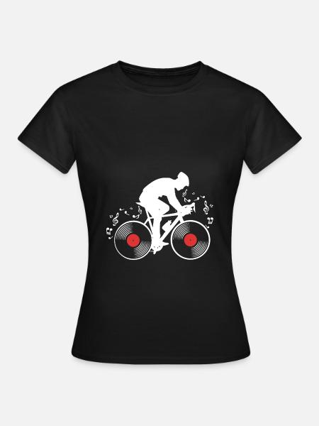 Vinyl - Frauen T-Shirt - Schwarz