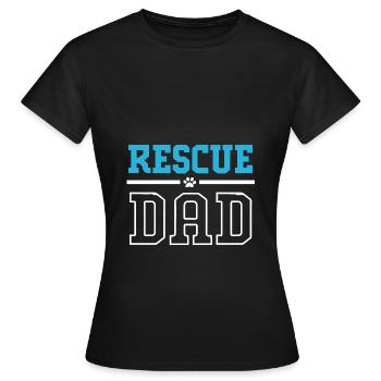 Sauvetage des animaux Droits des animaux Refuge pour animaux de sauvetage des animaux - T-shirt Femme - noir - Devant - AI Model Female 172 dark (172cm)