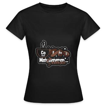 Tableau périodique - T-shirt Femme - noir - Devant - AI Model Female 172 dark (172cm)