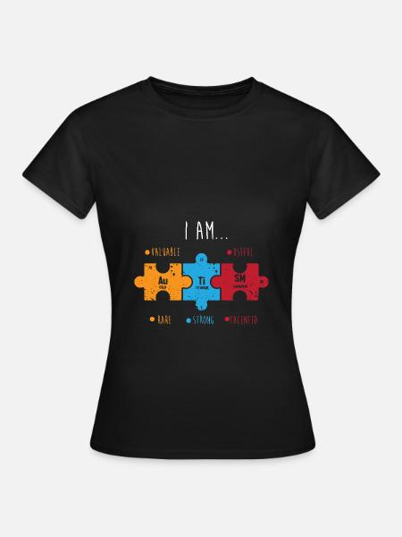 Periodensystem - Frauen T-Shirt - Schwarz