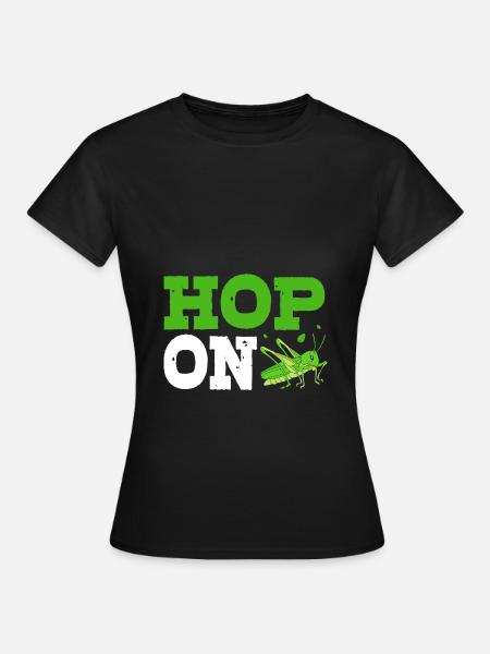 Heuschrecke - Frauen T-Shirt - Schwarz