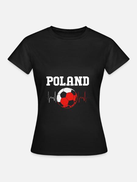 Pologne Polonais - T-shirt Femme - noir
