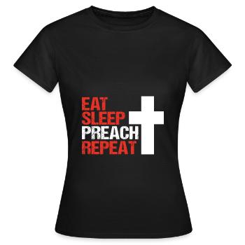 Pasteur - T-shirt Femme - noir - Devant - AI Model Female 172 dark (172cm)