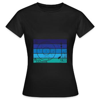 Vinyle - T-shirt Femme - noir - Devant - AI Model Female 172 dark (172cm)