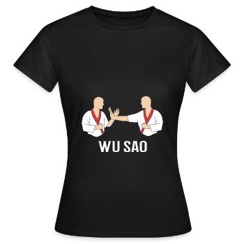 Wing Chun - T-shirt Femme - noir - Devant - AI Model Female 172 dark (172cm)