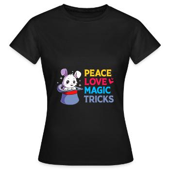 Sorcier - T-shirt Femme - noir - Devant - AI Model Female 172 dark (172cm)