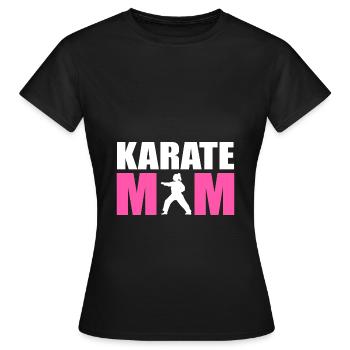 Karate Selbstverteidigung Kampfsport - Frauen T-Shirt - Schwarz - Vorne - AI Model Female 172 dark (172cm)