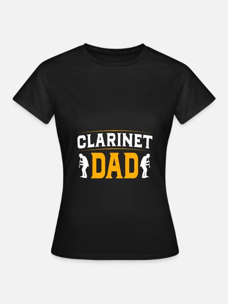 Klarinette - Frauen T-Shirt - Schwarz