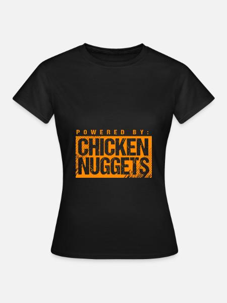 Chicken Nuggets - Frauen T-Shirt - Schwarz