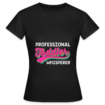Kindergarten Education Educator Educator - Women's T-Shirt - black - Front - AI Model Female 172 dark (172cm)