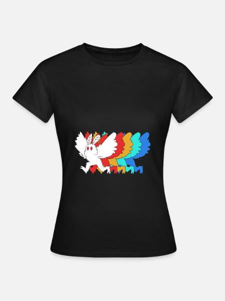 Mottenmann - Frauen T-Shirt - Schwarz