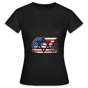 Hanoucca - T-shirt Femme - noir - Devant - AI Model Female 172 dark (172cm)